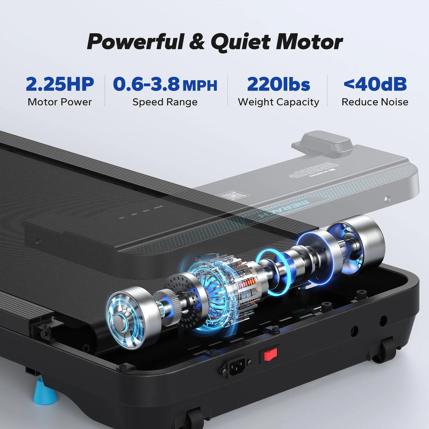 Premium Treadmill™ | 2-in-1 Quiet & Portable