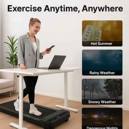 Premium Treadmill™ | 2-in-1 Quiet & Portable